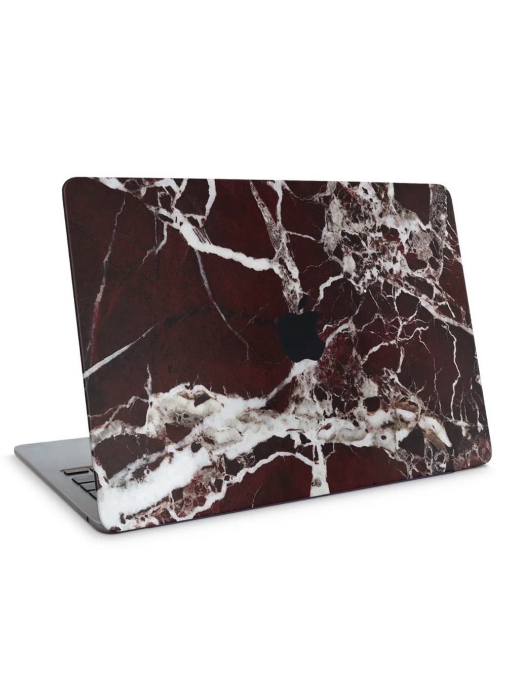 Uniqfind Burgundy Marble top skin case for MacBook Pro 13” (2016 - 2020)